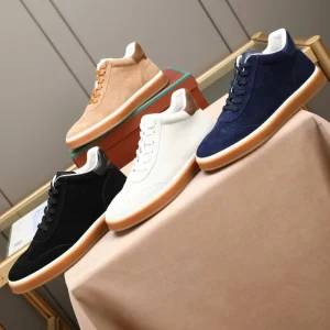 High Top Sneakers Men’s and Women’s Retro Casual Flat Lace up Leather Winter Spring Casual Shoes