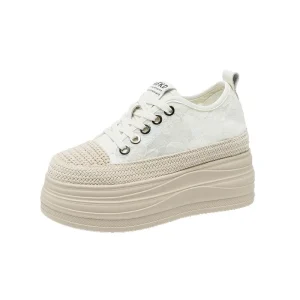 High end Thick soled Breathable Comfortable Casual Sneakers for Women Suitable for Walking