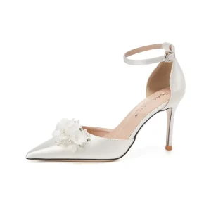 High-heeled Women’s Wedding Banquet Shoes with Rhinestone Fashion Trend
