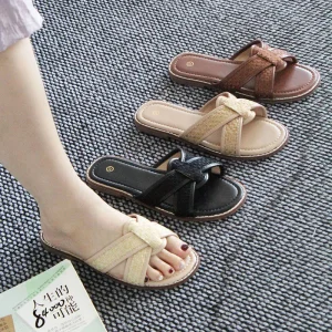 High quality Fashionable Best selling Retro Popular Lightweight Non slip Women’s Flat Sandals and Slippers