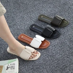 High-quality Fashionable Flats Sandals Women and Ladies Summer Soft-soled Ladies Casual Women’s Sandals and Slippers