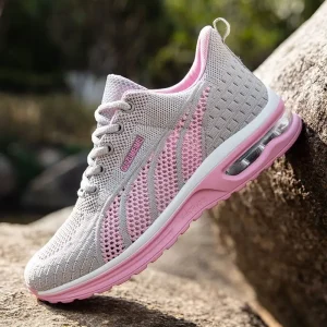 High quality New Non slip Mesh Breathable Women’s Running Shoes Comfortable Stylish Plus Size Sports Air Cushion Shoes