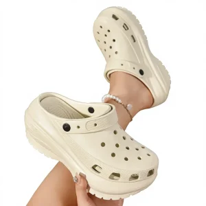 High quality Women’s Clogs Sandals Non slip Closed Toe Casual Beach Shoes for Outdoor Wear