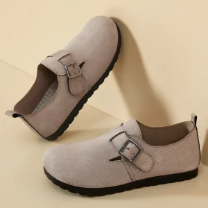 High quality casual flats soft warm comfortable stylish suitable for women round design