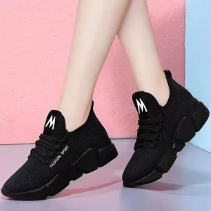 Hongyan New Arrivals Fashion Women’s Casual Shoes Girl Ladies Flat Shoes Women Sport Shoes Running Sneakers for Women