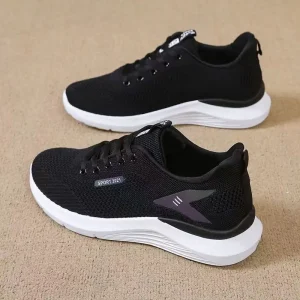 Hongyan Women’s Casual Shoes Soft Lightweight Mesh Sports Design with Breathable Cushioning for Autumn & Spring Season