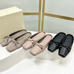 Italian BC Women’s Shoes Fashion Minimalist Design Versatile Leather Shoes with Heels