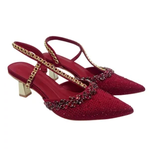 Italian Designer Evening Shoes With Clutch Bag Set for African Wedding and Bridal Occasions Lace Embroidered Beads Women’s Shoes