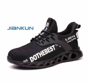 JIANKUN CE Anti Smash Anti Puncture Lightweight Non Slip Breathable Comfortable Summer Men’s Women’s Work Shoes
