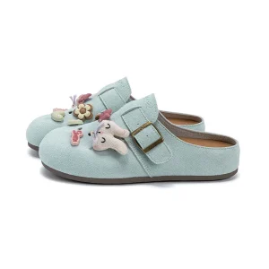 Kawaii Women’s Slip-On Mules Fashion Casual Outdoor Garden Shoes with Non-slip Sole Breathable s Slippers for Summer