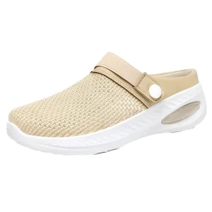LB Spring Women’s Lightweight Breathable Mesh Upper Cushioned Arch Support Soft Running Walking Shoes