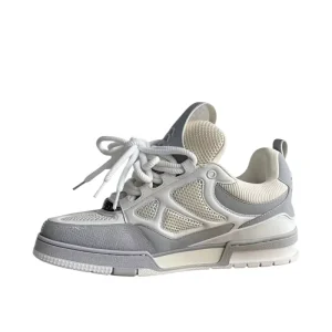 Lace-Up Autumn Sports Style Mesh Breathable Men’s and Women’s Sneakers