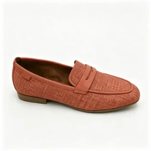 Ladies’ Canvas Loafers Comfortable Casual Flat Slip On Shoes Soft Flexible Breathable Light Weight Anti-Slippery Sheep Skin