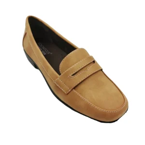 Ladies Classical Style Loafer Women Daily Wear PU Single Shoes
