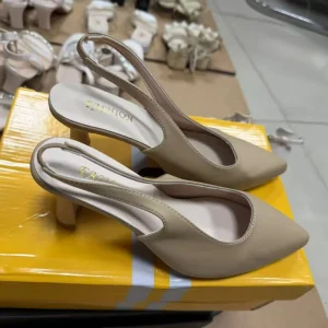 Ladies Dress Shoes High Heels Fashion Sparkling Women Sheepskin Shoes