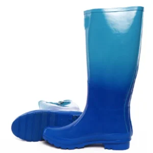 Ladies Fashionable Rain Boots Women’s Natural Rubber Rainboots for Summer Winter and Autumn Seasons