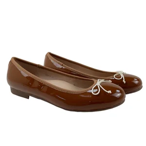 Ladies Flat Job Shoes for Women Real Leather Loafer Women Brown Leather Ballet Shoes Women’s Casual Shoes