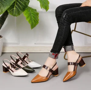 Ladies Sandals Shoes British Style Size 34 42 Women Heels