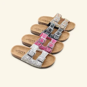 Ladies Slippers Factory Direct Stock Plus Size Fashionable Diamond Beach Slippers Women’s Flat Flip Flops