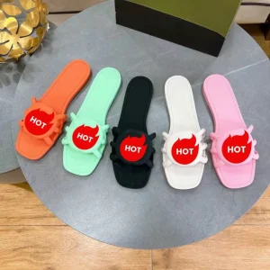 Ladies Slippers Outdoor Beach Women Slides Sandals Home Flat Bottom Designer Slippers