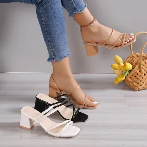 Ladies Solid Color Heels Designer Heels Women
