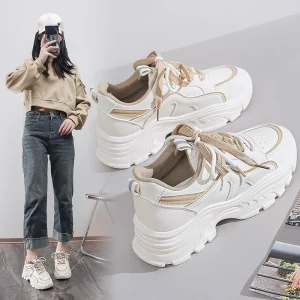 Large Casual Shoes for Women Low Cut Sneakers Outerwear Simple Soft Sole Non-slip Breathable and Comfortable Women’s Shoes