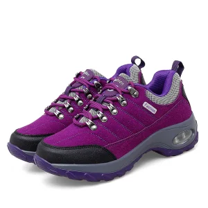 Large Size Air Cushion Thick Soles Rocking Shoes Fashion Flying Woven Casual Outdoor Comfortable Women’s Sports Shoes
