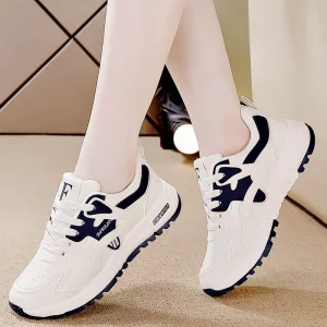 Large Size Lace up Sneakers Women’s New Spring Breathable Lightweight Running Synthetic Casual Torre Shoes
