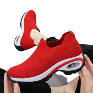 Large Size Women’s Casual Shoes New Thick Soled Walking Style Running Shoes Comfortable Breathable Shoes Women Ladies