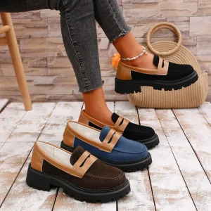 Large-Sized Loafers, British-Style Fashion Single Shoes, Versatile Women’s Shoes