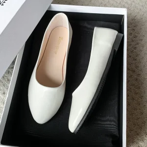 Large-sized Slip-On Low-cut Pointed Toe Women’s Shoes for Work Comfort Summer Spring Season