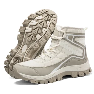Large-sized Women’s Shoes Fashionable Outdoor Snow Boots Thick-soled Warm Women’s Boots