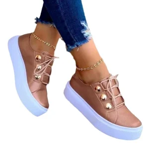 Leisure Flats Women 43+ Size Comfortable Shallow Mouth Design Women’s Shoes