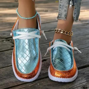 Light Comfortable Versatile Pair of Casual Shoes with PU Upper and Rubber Outsole for Ladies to Wear in Spring and Autumn