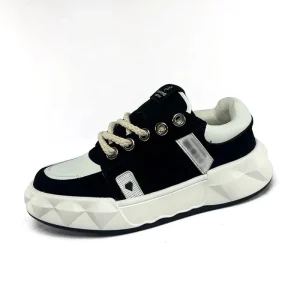 Light Weight All Seasons Street Walking Style Sneakers Women’s Thick-soled Casual Sports Running Shoes