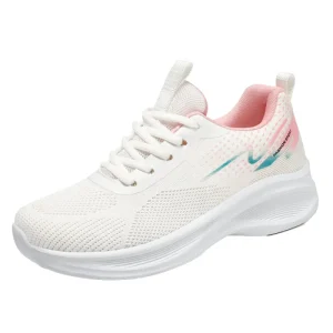 Light Weight Breathable Sport Fashion Casual Women’s Sneakers Mesh Upper Insole for Comfortable Autumn Summer