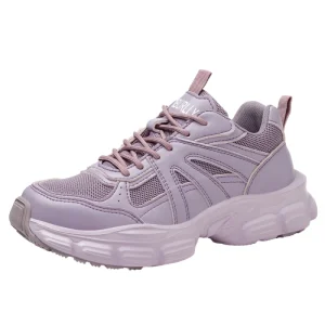 Lightweight Breathable Mesh Upper Steel Toe Women’s Safety Shoes Anti-Slip Work Shoes for Factory Use
