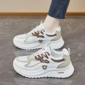Lightweight Soft Soled Running Shoes Mesh Breathable Women’s Sports and Leisure Shoes