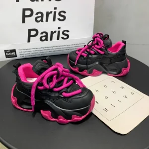 Lightweight Thick-Soled Sneaker Height-Increasing Sports Women’s Shoes Walking Shoes for Women