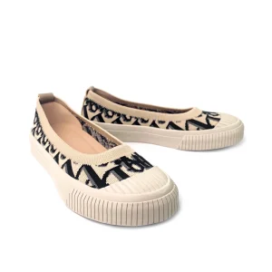 Loafer Weave Women’s Flat Shoes Office Decorative Pattern Espadrilles Knitting Hollowed Out Casual Simple Flats
