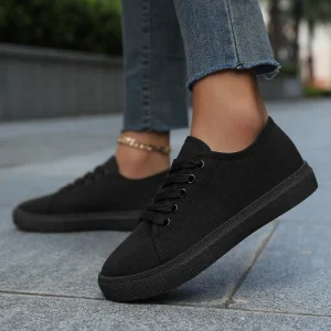 Low Cut Canvas Shoes Women’s Thick Soled Sports Shoes Casual Sports Shoes Suitable for All Seasons
