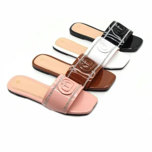 Luxury Crystal Diamond Summer Women’s Shoes Outdoor Casual Fashion Lightweight Breathable Slippers