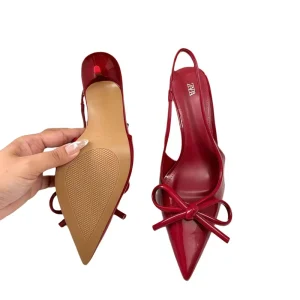 Luxury Designer Style Peep Toe Pumps Women Stiletto Heels Low Vamp Pointed Toe Strap and Buckle Design Spring Autumn Elegant