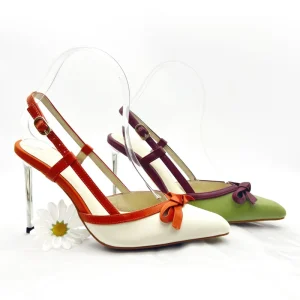 Luxury Peep toe Slingback Sandals Skirt Cheongsam Womens Summer Style Chinese Fairy style French Aesthetic Heel