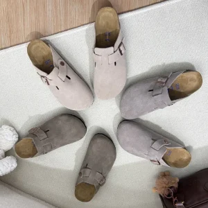Luxury Unisex Custom Mule Shoes Genuine Leather Soft Leather Clog Slipper Arch Support for Women Light Weight Fashion