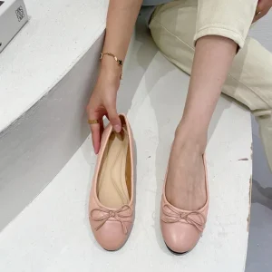 MSGO New Single Soft Sole Foreign Trade Flat Shoes Large Women’s Shoes