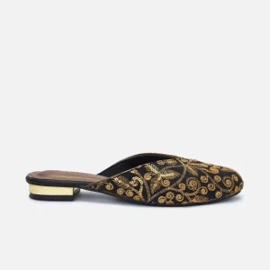 MSGO Women Embellished Slip On Ethnic Mules