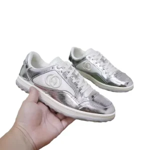 Mac80 Sports Casual Shoes Women’s Couple Genuine Leather Retro Sneakers Cotton Breathable G Dirty Old White Shoes