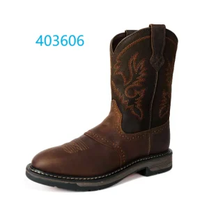 Manufacturer Custom New Embroidered Western Style Work & Riding Boots with Durable Construction and Trendy Design Cowboy Boots