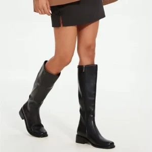 Manufacturer Custom Women Luxury High Quality Designer Tall Long Knee High Heeled Winter Boots Supplier